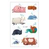New Waterproof Kids Cartoon Tattoo Stickers - Elephant & Alpaca Designs