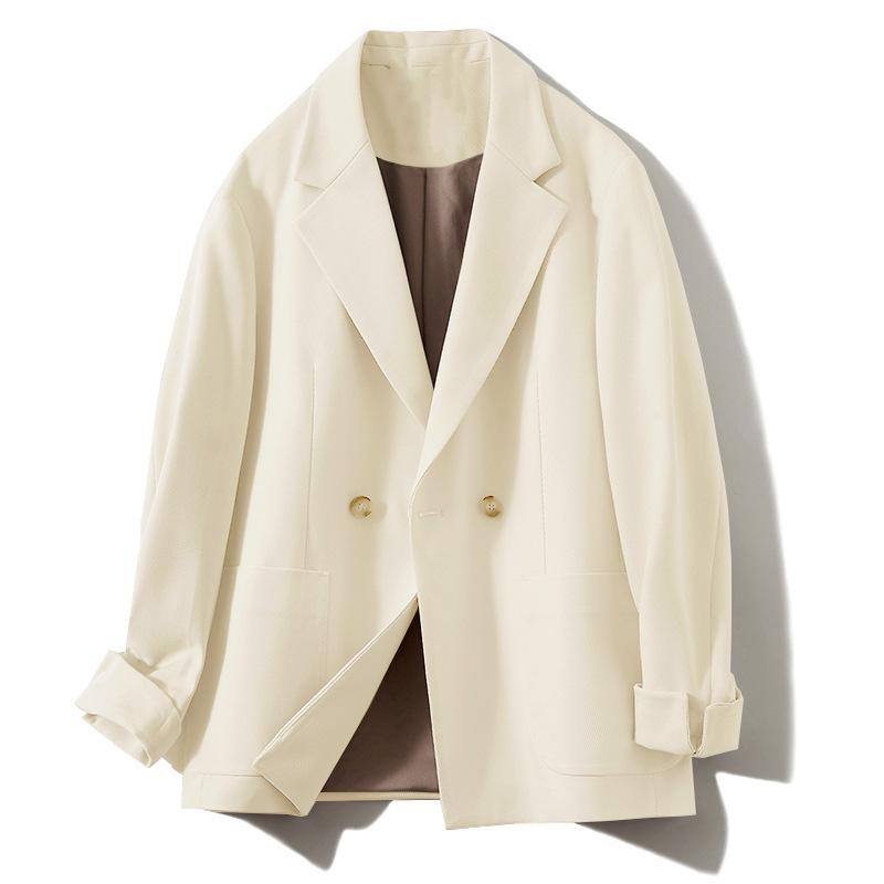 Мужской высококачественный свободный пиджак в корейском стиле — красивый, стильный, зрелый дизайн для весны и лета