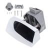 Keyless RV Push Cabinet Lock Zinc Alloy Stylish Push Button Lock for Yachts Motorhome Caravan Camping Vehicles Chrome
