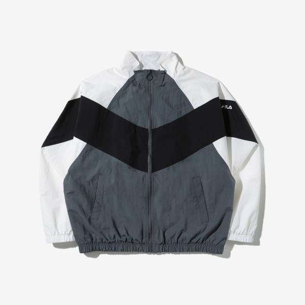 Fila V Color Combination Lightweight Jacket  Fe2jkf5102xgry 