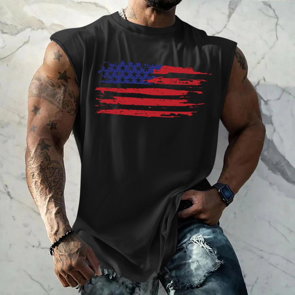 Мужская летняя пляжная майка для серфинга, большой размер, повседневный дышащий топ без рукавов, свободная майка с принтом, мужская рубашка