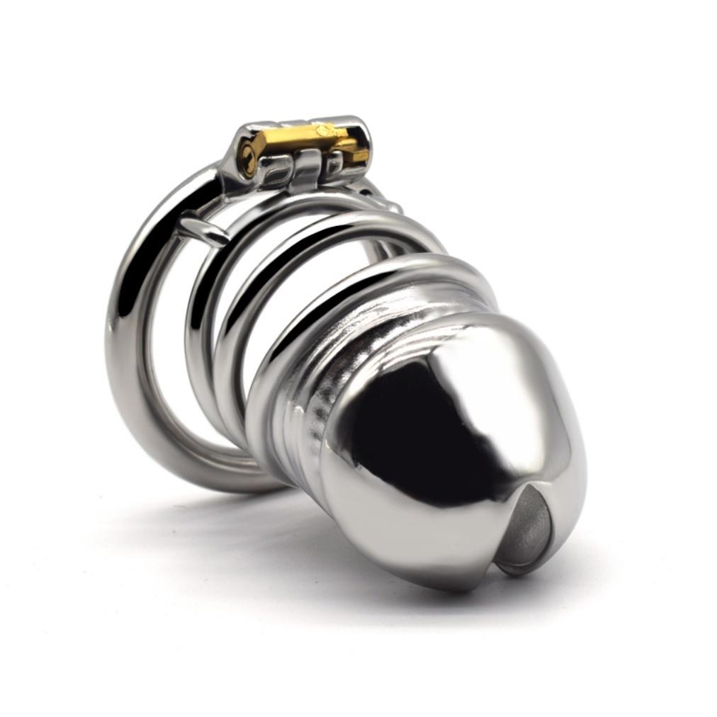 Male Chastity Device Stainless Steel Cock Cage Sex Shop Products Chastity Lock for Men