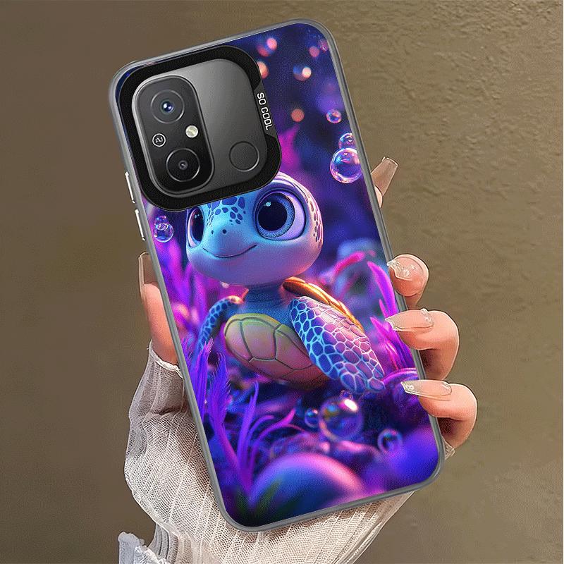 Cartoon Ocean Sea Turtle Shockproof Phone Case for Xiaomi Poco X7 X6 X5 X3 Pro F7 Ultra M8 Redmi 15C 15 14C 13C 12C 10C 13 12 10