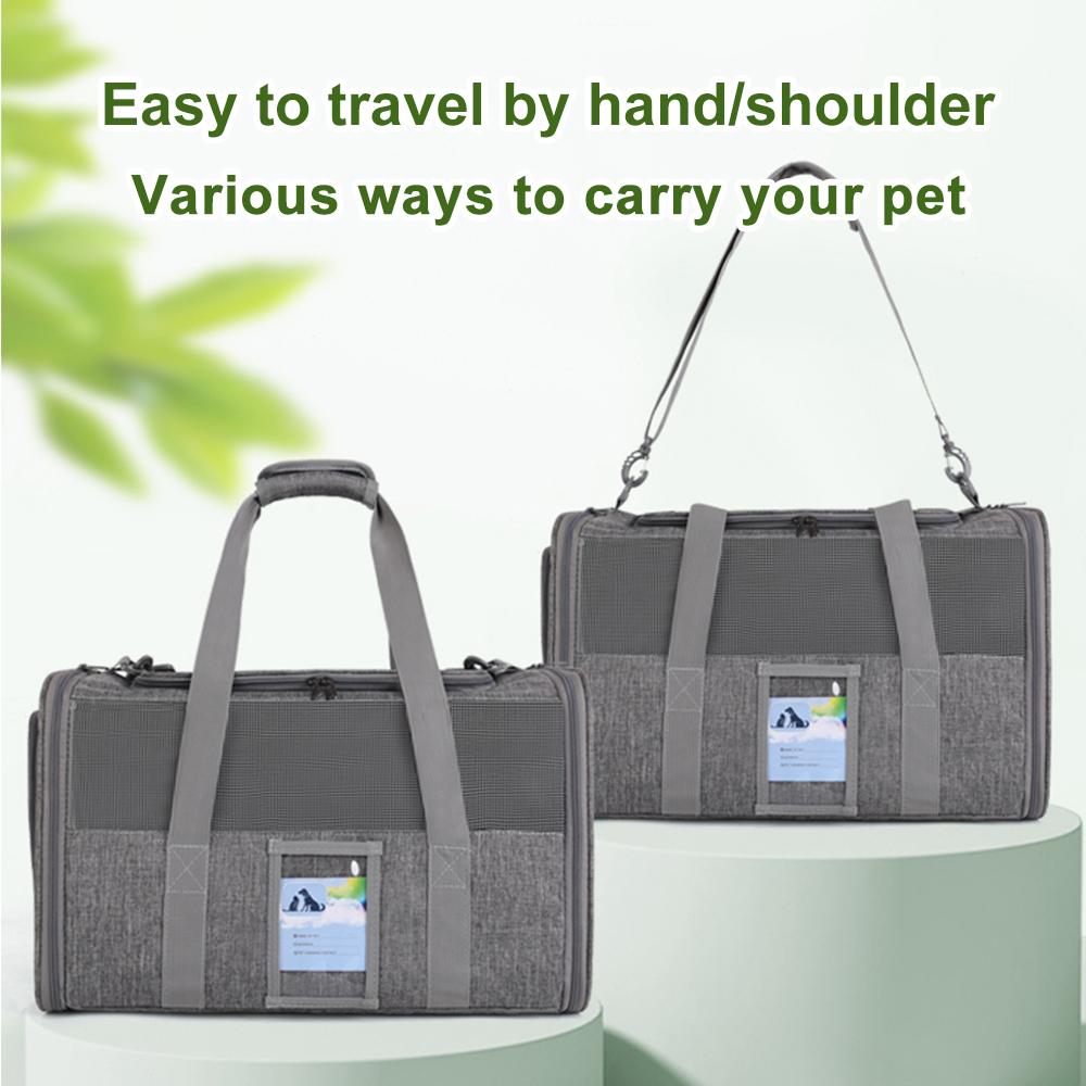 Портативная сумка для домашних животных, дышащая сумка для домашних животных, уличная сумка, сумка через плечо, портативная модная переноска для домашних животных для маленьких
