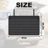 Large Bumper Guard For Cars, 38 X 25 Inch Foldable Vehicle Rear Bumper Cargo Protector Mat Prevent Scratches During Loading & Unloading, Auto Trunk