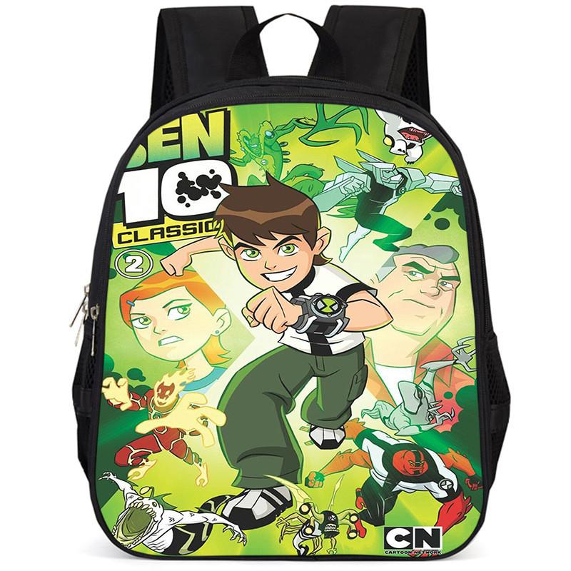 Школьный рюкзак Ben10, 15 дюймов, большой вместимости, легкий, из Оксфорда, для детей