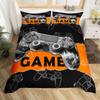 Мальчики Игровой Полный Кинг Набор Пододеяльника,Крутой Принт Игровой Консоли, Чехол для Одеяла с Наволочкой, 3D Набор Постельного Белья для Геймера с Геймпадом