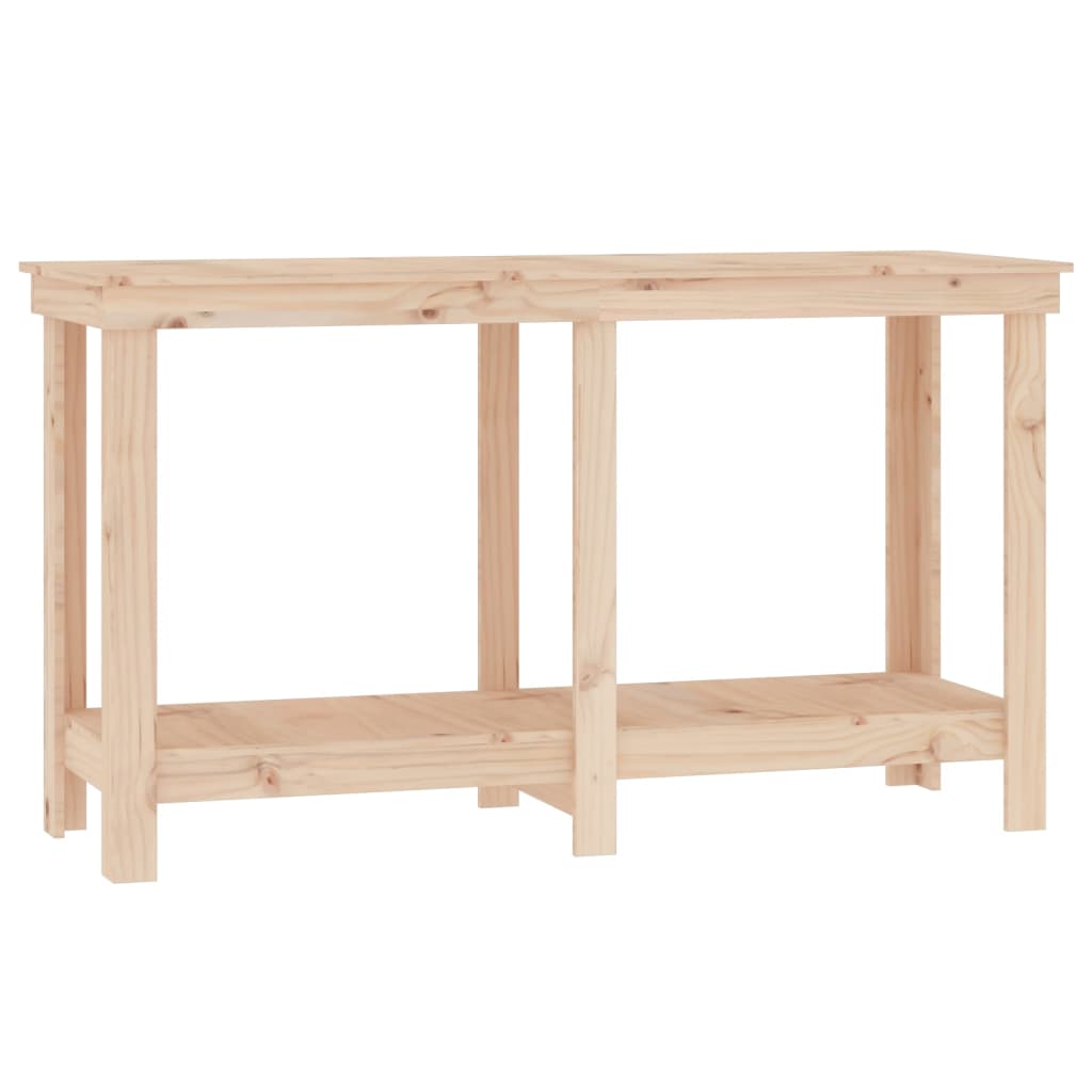 Workbench 140x50x80 cm Solid Pine Wood