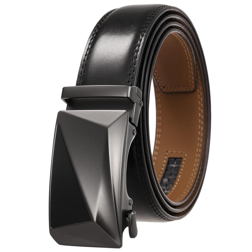 Ремень мужской, ремень с автоматической пряжкой, мужской ремень повседневный ремень Ly36-24983-1