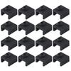 12Pcs Heater Block Cover Heating Aluminium Cap Silicone Sock Sleeve 280 Celsius High Temperature Resistant