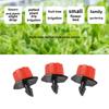 8-Hole Adjustable Red Dripper for Home Gardening Irrigation