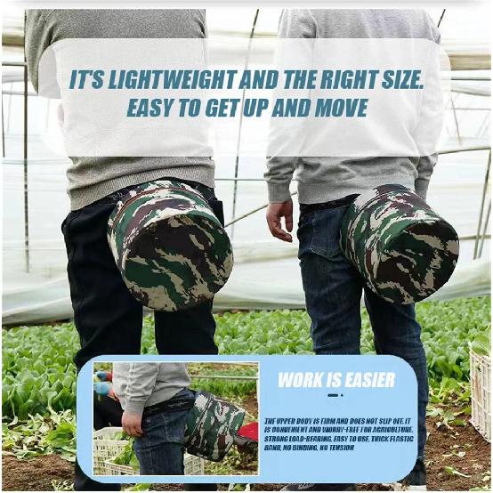 Outdoor Farm Work Foam Stool Garden Wearable Case Seat Attached Work Removable Gardening Hip Farming Cushion Planting Ottoman