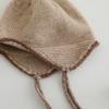 Tassel Baby Beanie Cap Thick Ear Protection Hat Sweet Baby Knitted Cap  Toddler