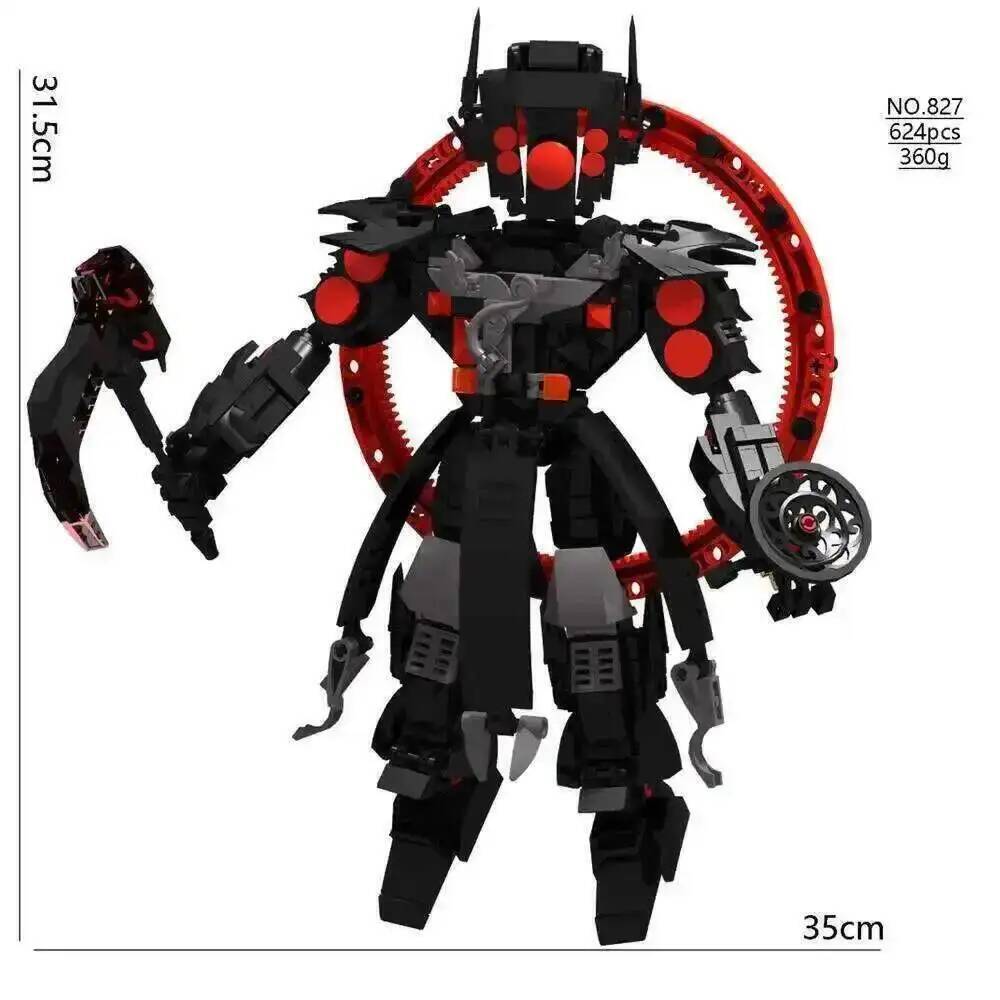 Скибиди Туалет Спикермен Человек-колонка Блоки Титаны Телевизионный Человек Часовой Человек Часовщик G-Man Скибиди Конструктор Камерамен Дриллмен