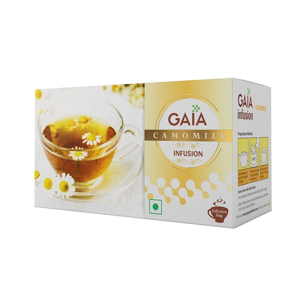 Ромашковый чай (25 пак, 2 г), Infusion Camomile,  Gaia
