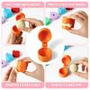 Orange Round Cake Pressing Shaping Mold 3D Printed Plastic Ball Pastry Chocolate Baking Frame Tool For Parties Weddings Desserts