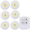 3W Super Bright Cob Under Cabinet Light LED Wireless Remote Control Dimmable Wardrobe Night Lamp Home Bedroom Closet Kitchen