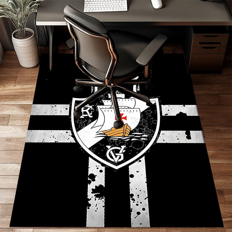 Vasco Football Club Printed Office Carpet Chair Cushion Entryway Rug, Rugs for Living Room, Bedroom Christmas gifts