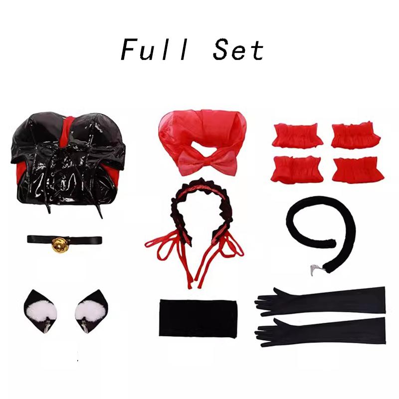 Токисаки Куруми Костюм Девушки-Кролика Аниме Date A Live Токисаки Куруми Кошачьи Ушки Сексуальный Косплей Женский Костюм Кролика