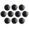 Shimotori Seisakusho Black Figure Canelé Pan, Set of 10, Made In Japan, D-076