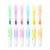 6 шт./компл. Kawaii выдвижные маркеры Macaron пастельный маркер флуоресцентные маркеры для школьных принадлежностей милые канцелярские принадлежности