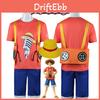 Костюм Косплей Луффи из Фильма Красный One Piece для Детей и Взрослых