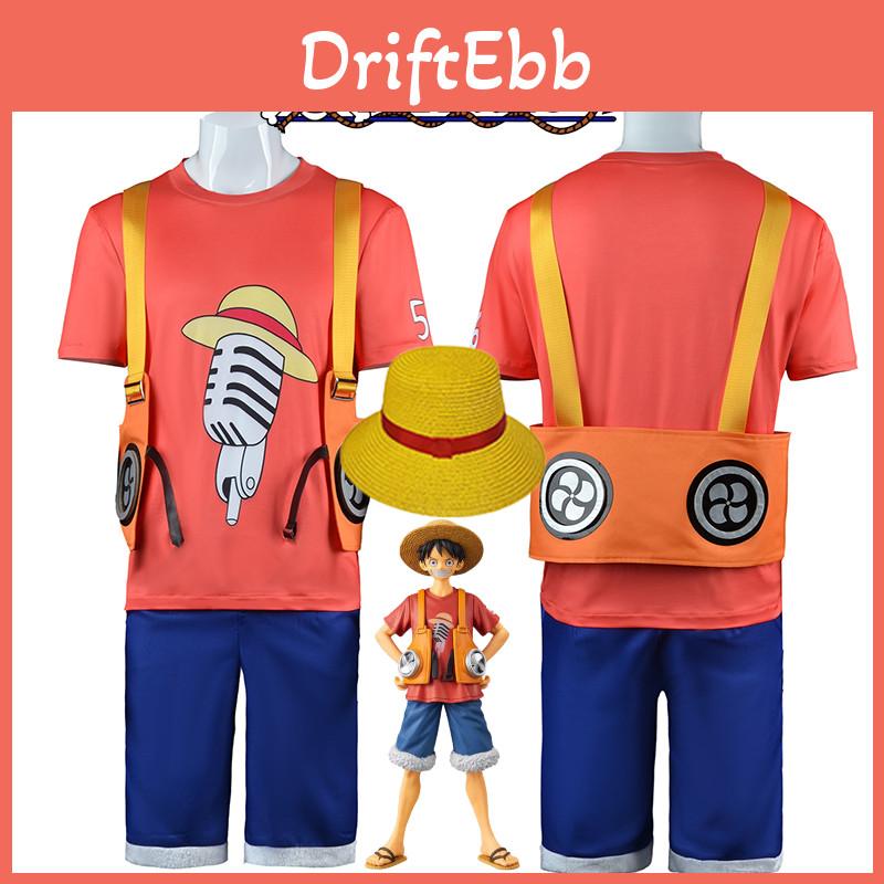 Костюм Косплей Луффи из Фильма Красный One Piece для Детей и Взрослых