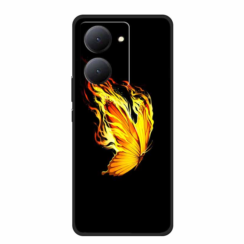 Для VIVO Y36 Y78m Y27 5G Чехол Животные Мягкий Силиконовый Задний Чехол Чехлы для Телефона для VIVO Y27 5G VIVOY36 5G 6.64" Крутой Волк Кошка Fundas