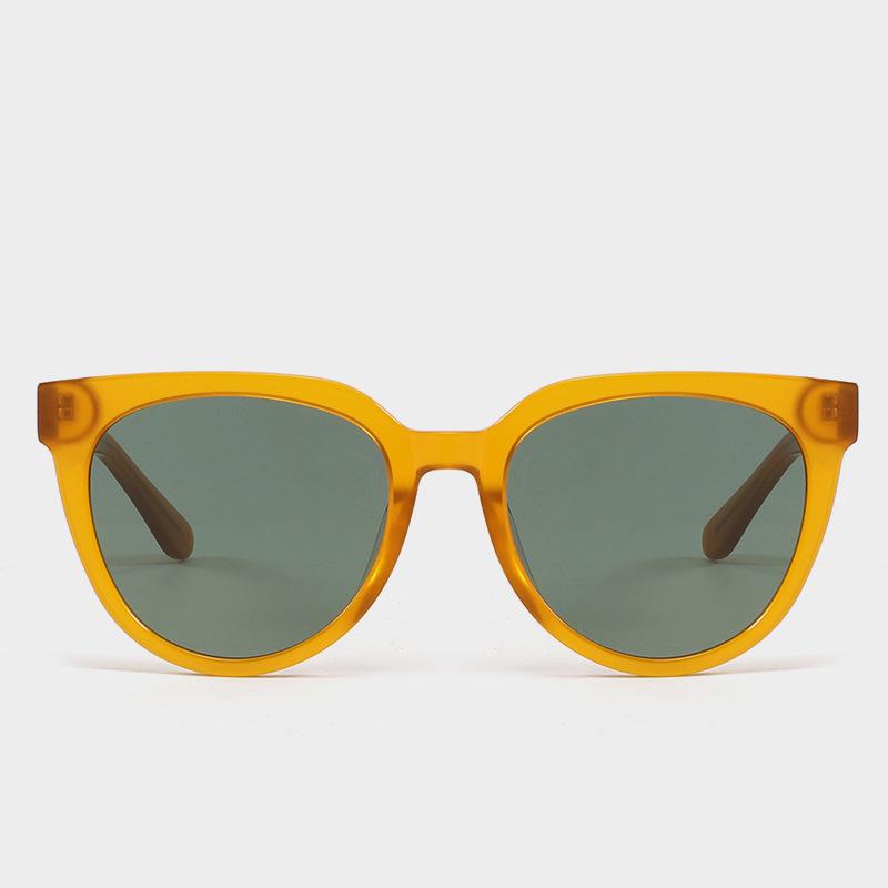 Женские ацетатные солнцезащитные очки Karin Kristen высокого класса - Молочный чайный янтарь, Защита от УФ