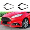 Передние ветровики (Пара) для Ford Fiesta ST MK6 2012-17 - Отделка Bright Black