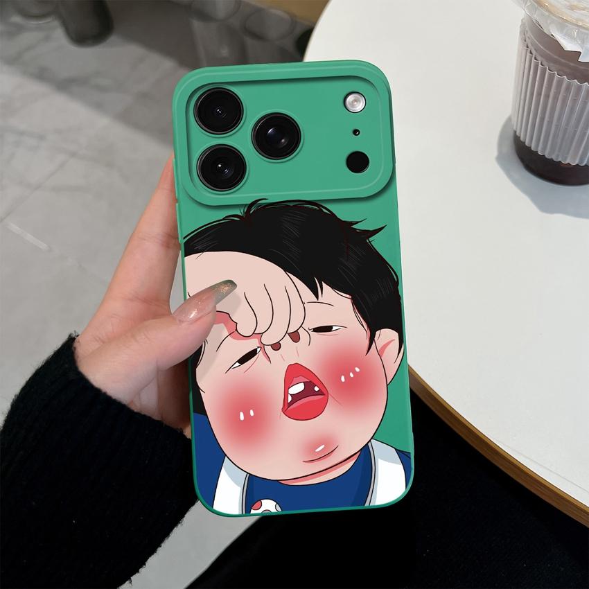 For iPhone 17 17 Pro Case 17 Pro Max Phone Cover Cartoon Rabbit Cat Star Liquid Silicone Shockproof Shell For 17Air Shell Bumper