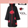 Стильное кимоно-плащ Акацуки Учиха Тоби Обито Косплей-костюм Идеально подходит для сценических выступлений и вечеринок