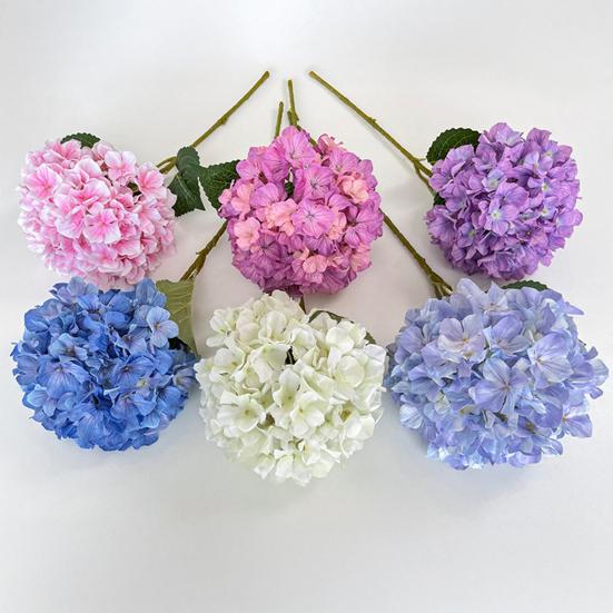Искусственная гортензия Yousheng, искусственная гортензия с гибким стеблем, реалистичный долговечный искусственный цветок для цветочной композиции, домашнего декора, вечеринки, свадьбы