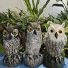 Садовое украшение - Чучело совы - Отпугиватель птиц и мышей