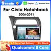 Для Honda Civic Hatchback 2005-2011 беспроводной Carplay 2 Din Android Auto Автомагнитола Мультимедиа плеер Навигация GPS Автомагнитола