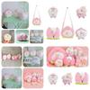 Cute And Cuddly Toby Peach Plushie Keychain Bag Accessory