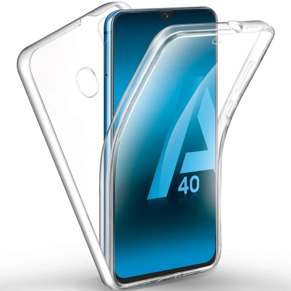 Чехол-бампер на 360 градусов для телефона Samsung Galaxy A55 A54 A25 A36 A56 A06 A16 A26 A35 A15 A34 5G, защитная крышка с обеих сторон