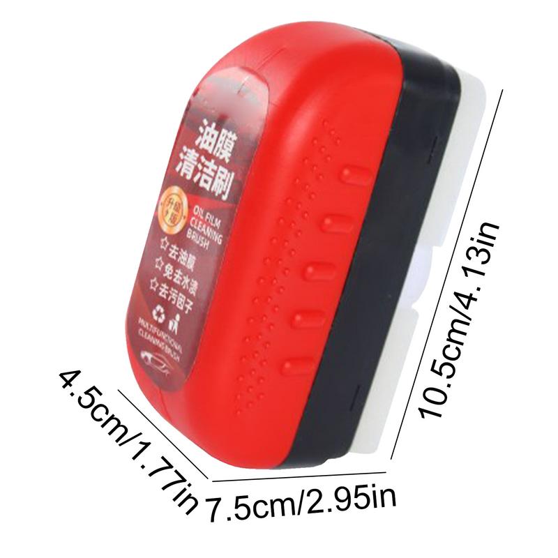 Щетка для очистки масляной пленки на автомобильном стекле 120 мл. Очищающая щетка для удаления масляной пленки со стекол. Улучшает видимость автомобильных и домашних стекол.