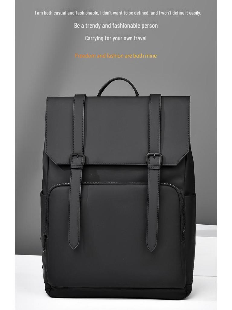 2024 Мужской рюкзак большой вместимости для поездок на работу - Новая мода осени в однотонном цвете