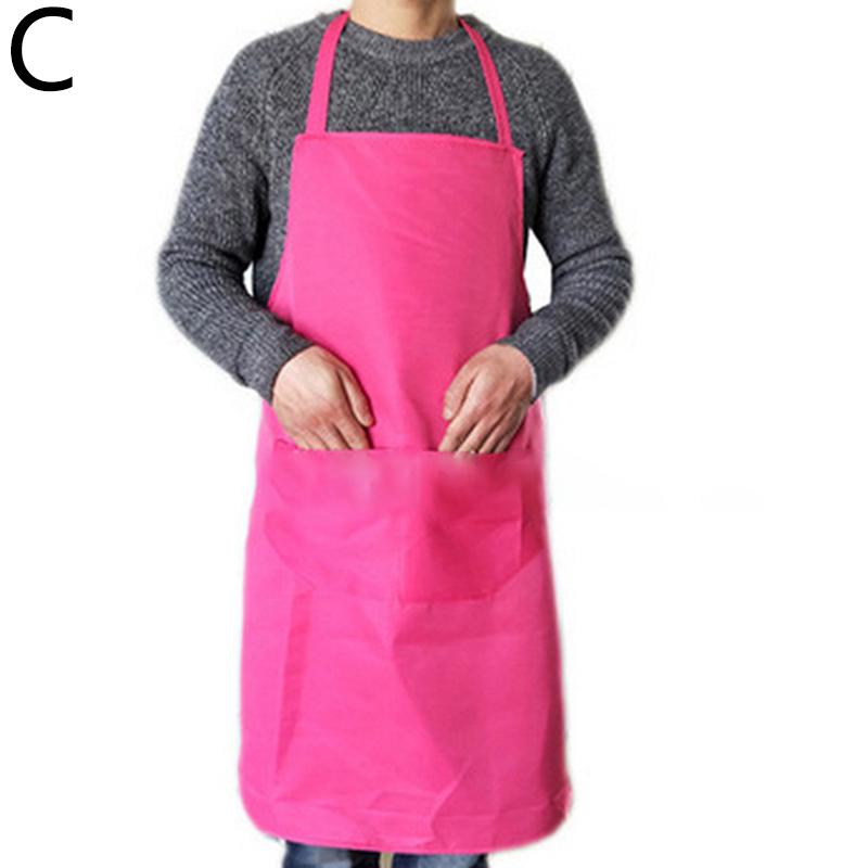 Colorful Cooking Apron In Kitchen Keep The Clothes Clean Sleeveless Convenient Male and Female Chef's Universal Kitchen Apron