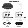 LX2 Bluetooth-гарнитура для мотоциклетного шлема, наушники с микрофоном для 2 гонщиков, Bluetooth-стереонаушники, громкая связь, мото-коммуникатор, динамик, гарнитура, байкерская гарнитура