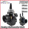 Гоночный карбюратор для Yamaha Zuma JOG50 JOG90 BWS100 Suzuki RG50 Honda DIO50-90 Qianjiang 50 карбюратор PHBG 17мм 19мм 21мм