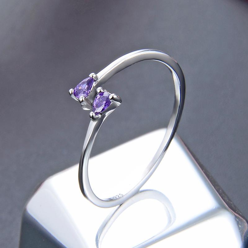 Классическое кольцо Lindon из стерлингового серебра 925 пробы с цирконом, женские ювелирные изделия, свадебный подарок для вечеринки