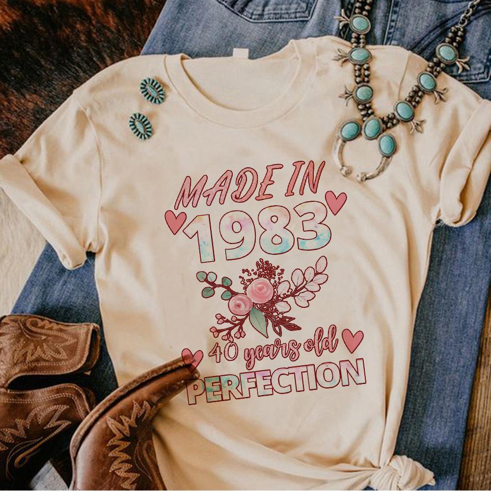 40 Years Birthday Women tshirts Women graphic tshirts feUnisex y2k funny anime clothes