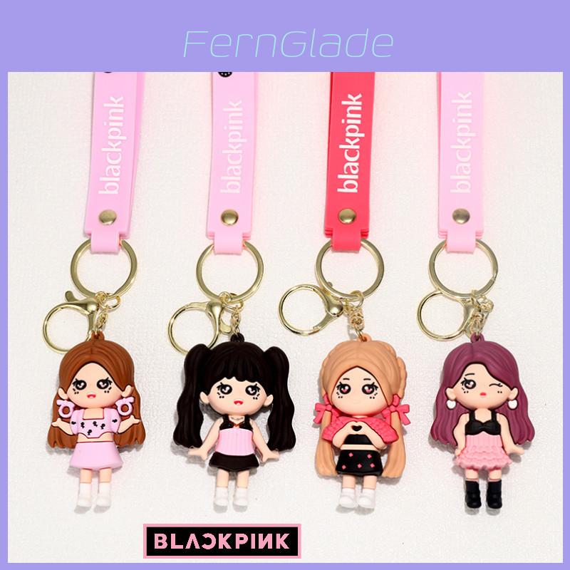 Новый силиконовый брелок Blackpink Милый брелок для сумки пары Автомобильный аксессуар