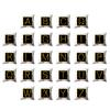 Modern Pillowcases 45*45 Gold Alphabet Word Letter White Marble Pattern Pillow Case Super Soft Throw Sofa Bed Cushion Cover Protector Micro Fiber