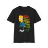 Cool Bart Simpson Graphic T-Shirt for Fans, Casual Wear, Gift for Friends