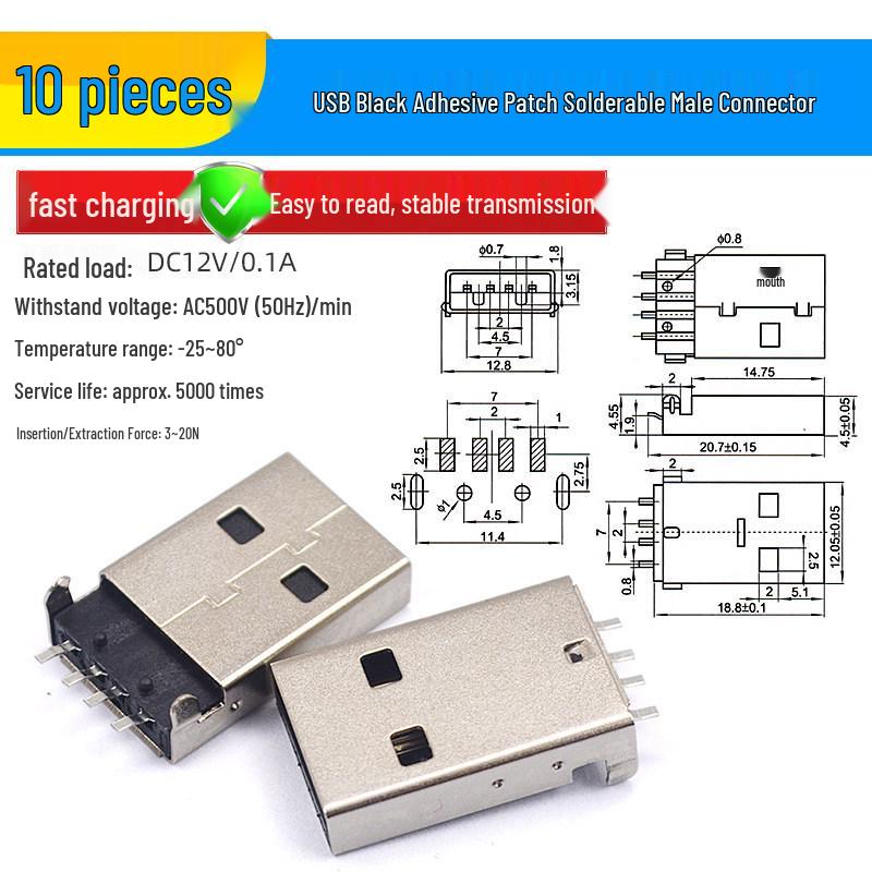 USB Type-C female на male Коннектор, Адаптер с портами Type-A/B, Micro/Mini-USB