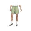 Nike Solid Color Lace-Up Sports Shorts Men Bottoms Olive-Green FN3308-386