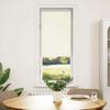 VidaXL Roller Blind Blackout Off-white 60x130cm Fabric Width, Day and Night Blind, Kitchen Blind, Blind 4011614